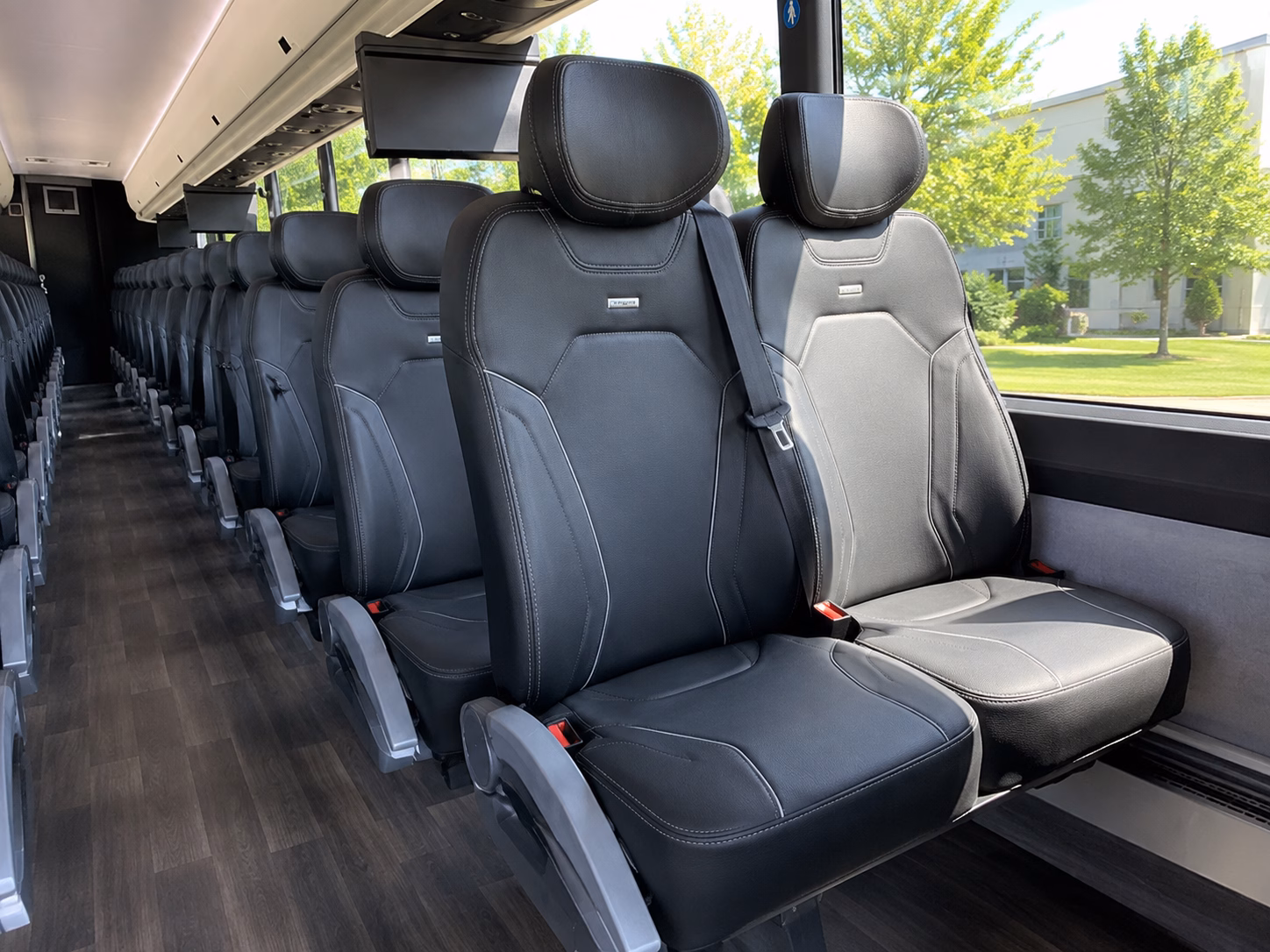 manhattan charter bus interior