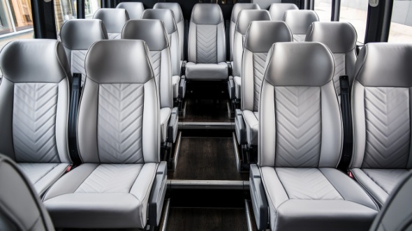 28 passenger minibus inside north bergen