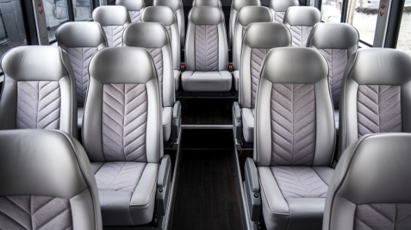 30 passenger minibus inside clifton