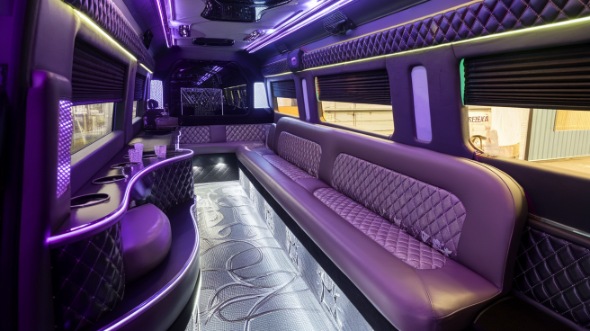 sprinter limo rental interior north bergen