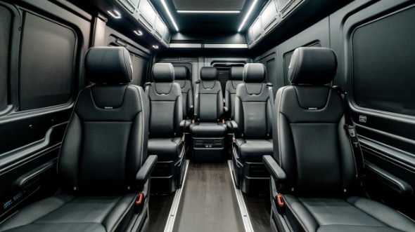 sprinter van with driver interior east orange